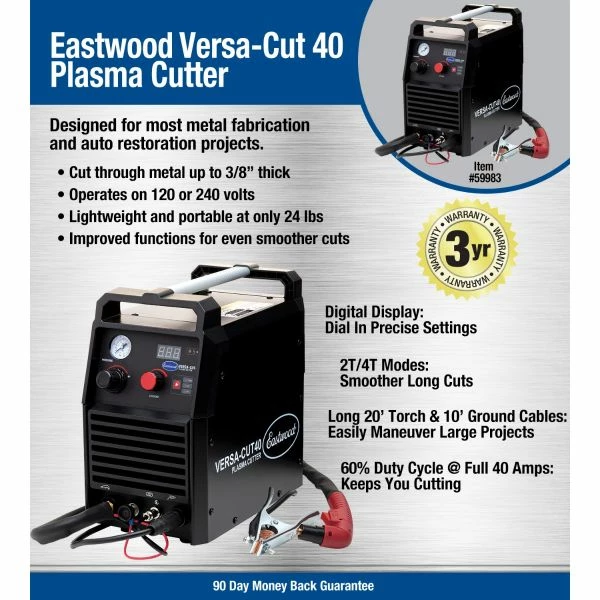Wholesale ๐ Eastwood Versa Cut 40 Amp Plasma Cutter โญ 2 Wholesale ๐ Eastwood Versa Cut 40 Amp Plasma Cutter โญ - Image 2