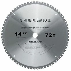 New 🤩 14 Inch Dry Cut Metal Saw Replacement Blade 72 Tooth ✨ -Eastwood - shop p21562 3 1