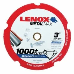 Discount 🔥 Lenox 3 Inch X .050 InchX 3/8 Arbor Diamond Type 1 Cut Off Wheel ✨