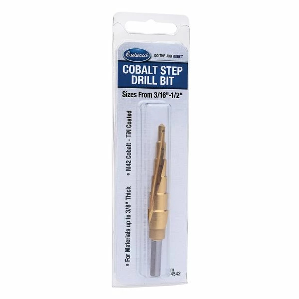 Deals ❤️ Eastwood Cobalt Step Drill Bit - 3/16 Inch To 1/2 Inch 🥰 1 Deals ❤️ Eastwood Cobalt Step Drill Bit - 3/16 Inch To 1/2 Inch 🥰