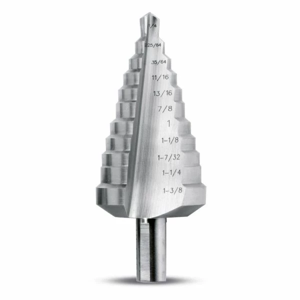 Cheapest ⌛ Evolution Power Tools Straight Flute Step Drill 1/4 In. To 1 3/8 In. SD 11 🔥 1 Cheapest ⌛ Evolution Power Tools Straight Flute Step Drill 1/4 In. To 1 3/8 In. SD 11 🔥