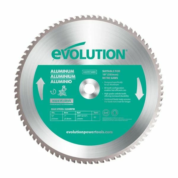 Outlet ๐ Evolution Power Tools 10 In. Aluminum X 80T X 1 In. Arbor 10BLADEAL โจ 1 Outlet ๐ Evolution Power Tools 10 In. Aluminum X 80T X 1 In. Arbor 10BLADEAL โจ