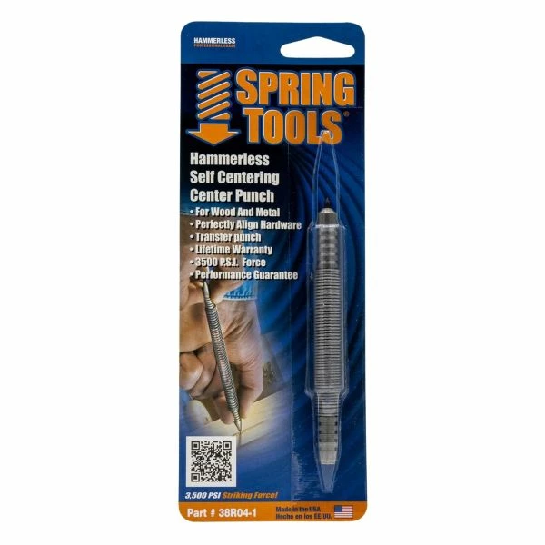 Hot Sale โญ Spring Tools Self Centering Center Punch 5/16 Face 38R04-1 ๐ 1 Hot Sale โญ Spring Tools Self Centering Center Punch 5/16 Face 38R04-1 ๐