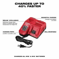 Outlet ❤️ Milwaukee M18 & M12 Rapid Charger 48-59-1808 ✔️ 5 Outlet ❤️ Milwaukee M18 & M12 Rapid Charger 48-59-1808 ✔️ -Eastwood - shop p61174 2 1
