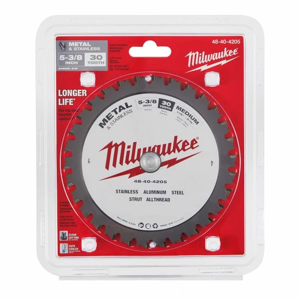 Best deal 🎉 Milwaukee 5-3/8 In. Metal Cutting Circular Saw Blade 5/8 In. Arbor 48-40-4205 🎁 2 Best deal 🎉 Milwaukee 5-3/8 In. Metal Cutting Circular Saw Blade 5/8 In. Arbor 48-40-4205 🎁 - Image 2
