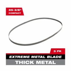 Buy ✔️ Milwaukee Extreme Thick Metal 8/10 TPI Band Saw Blades 3PK - Compact 48-39-0609 😍 -Eastwood - shop p61177 2 1