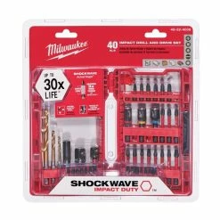 Hot Sale ⌛ Milwaukee SHOCKWAVE Impact Duty Drill - Drive Set - 40 Piece 48-32-4006 🎁 -Eastwood - shop p61180 1 1