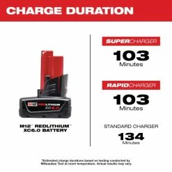 Coupon โ Milwaukee M12 REDLITHIUM XC 6.0 Battery 48-11-2460 ๐ 5 Coupon โ Milwaukee M12 REDLITHIUM XC 6.0 Battery 48-11-2460 ๐ -Eastwood - shop p61181 2 1