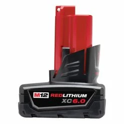 Coupon ⌛ Milwaukee M12 REDLITHIUM XC 6.0 Battery 48-11-2460 🎉