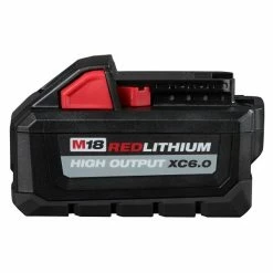 Promo 🌟 Milwaukee M18 REDLITHIUM HIGH OUTPUT XC6.0 Battery Pack 48-11-1865 🌟