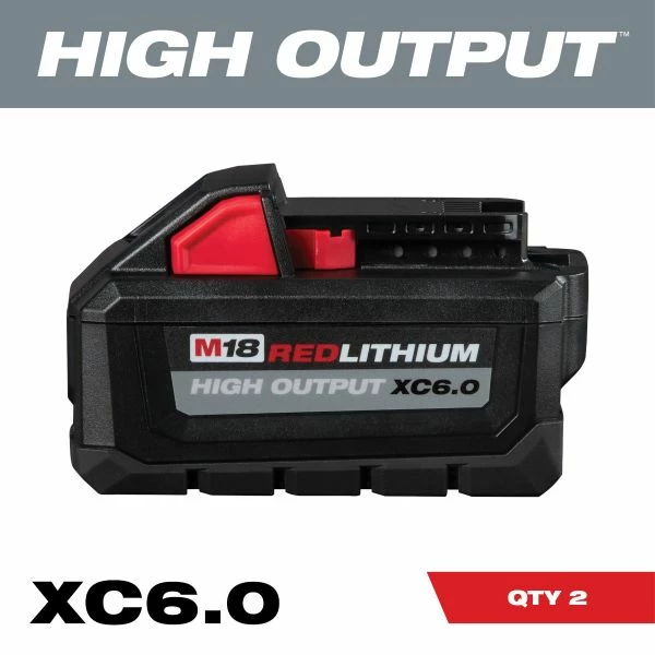 Best reviews of โ Milwaukee M18 REDLITHIUM HIGH OUTPUT XC6.0 Battery Pack 2 Pk 48-11-1862 ๐ 2 Best reviews of โ Milwaukee M18 REDLITHIUM HIGH OUTPUT XC6.0 Battery Pack 2 Pk 48-11-1862 ๐ - Image 2