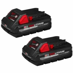 Buy 😀 Milwaukee M18 REDLITHIUM HIGH OUTPUT CP3.0 Battery 2-Pack 48-11-1837 😍