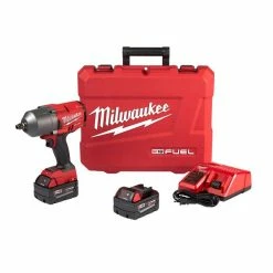 Best reviews of ⭐ Milwaukee M18 FUEL 1/2 In. High Torque Impact 🔧 Wrench With Friction Ring Kit 2767-22 👍