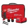 Hot Sale ✔️ Milwaukee M12 FUEL 1/4 In. Right Angle Die Grinder 2 Battery Kit 2485-22 🔥
