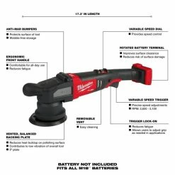 Cheap 🎉 Milwaukee M18 FUEL 21mm Random Orbital Polisher 2685-20 ✨ 5 Cheap 🎉 Milwaukee M18 FUEL 21mm Random Orbital Polisher 2685-20 ✨ -Eastwood - shop p62769 2 1