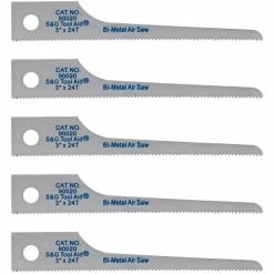 Flash Sale ❤️ S & G Tool Aid Reciprocating Air Saw Blades 3 In. X 24 TPI Pak Of 5 90020 ❤️