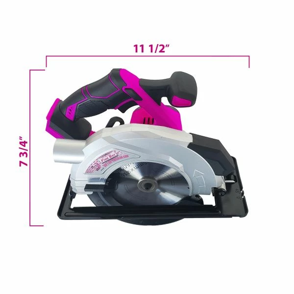Deals ๐ The Original Pink Box 20-Volt Lithium-Ion Cordless Circular Saw PB20VCIR_2Ah_CHRGR โจ 2 Deals ๐ The Original Pink Box 20-Volt Lithium-Ion Cordless Circular Saw PB20VCIR_2Ah_CHRGR โจ - Image 2