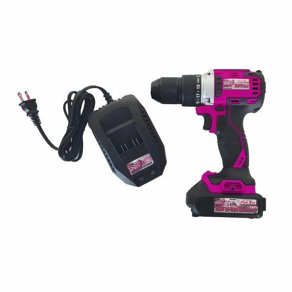 Coupon ๐งจ The Original Pink Box 20-Volt Lithium-Ion Cordless Drill PB20VLID_2Ah_CHRGR ๐งจ 1 Coupon ๐งจ The Original Pink Box 20-Volt Lithium-Ion Cordless Drill PB20VLID_2Ah_CHRGR ๐งจ