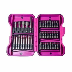 Promo ⌛ The Original Pink Box 37 Piece Screwdriving Bit Set PB37BIT 🌟