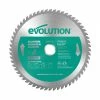Outlet 😉 Evolution 8-1/4 In. Aluminum Cutting Blade, 1 In. Arbor A210TCT-60CS 🧨