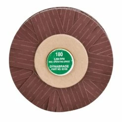 Cheapest 🎉 Dynabrade 4 In. Dia. 180 Grit A/O Spindle-Mount Sanding Star 93169 😀