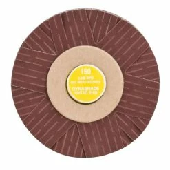 Brand new 👍 Dynabrade 4 In. Dia. 150 Grit A/O Spindle-Mount Sanding Star 93168 🔔