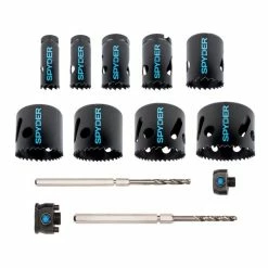 Cheap ⌛ Spyder Products 27 Piece Tungsten Carbide Tipped And Bi-Metal Hole Saw Set 600939 ❤️