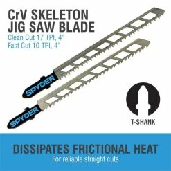 Buy 😍 Spyder Products 12 Piece Double Skull Metal-Wood Jigsaw Blades 300065 🔥 -Eastwood - shop p64657 2 1