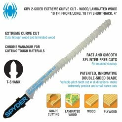 Outlet ๐ Spyder Products 5 Piece Jigsaw Blades Multimaterial 300062 ๐ 5 Outlet ๐ Spyder Products 5 Piece Jigsaw Blades Multimaterial 300062 ๐ -Eastwood - shop p64660 2 1