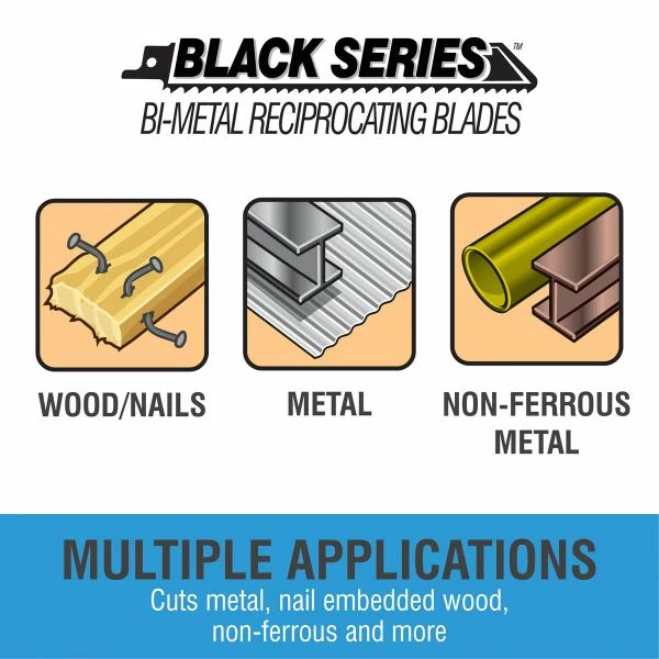 Cheapest 😉 Spyder Products 14 Piece Black Series Bi Metal Reciprocating Saw Blade Kit With Case 200308 😉 2 Cheapest 😉 Spyder Products 14 Piece Black Series Bi Metal Reciprocating Saw Blade Kit With Case 200308 😉 - Image 2