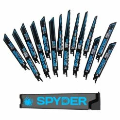 Cheapest 😉 Spyder Products 14 Piece Black Series Bi Metal Reciprocating Saw Blade Kit With Case 200308 😉