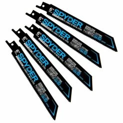 Buy 👍 Spyder Products 5 Piece Black Series Bi Metal Reciprocating Saw Blades 10/14 - 6 In. 200302 🔔