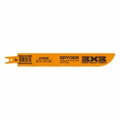 Outlet ❤️ Spyder Products 3x3 Reciprocating Saw Blade - 10/14 X 14 TPI - 8 In. 200205 ✔️
