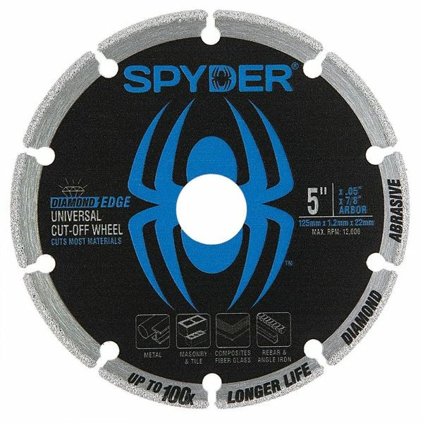 Hot Sale ✨ Spyder Products Diamond Cut-Off Wheel 5 In. 14005 🎁 1 Hot Sale ✨ Spyder Products Diamond Cut-Off Wheel 5 In. 14005 🎁