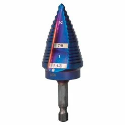 Cheap 🎉 Spyder Products 16 Step Bit Mach-Blue Hex Shank 3/16 In. - 1-1/8 In.  19023 ✔️
