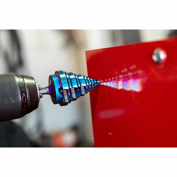 Best Sale ๐ Spyder Products 12 Step Bit Mach-Blue Hex Shank 3/16 In. - 7/8 In. #4 19022 ๐ฏ 3 Best Sale ๐ Spyder Products 12 Step Bit Mach-Blue Hex Shank 3/16 In. - 7/8 In. #4 19022 ๐ฏ - Image 3