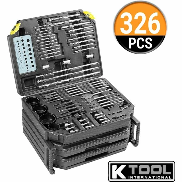 Outlet ⌛ K Tool International Master Drill Bit 326-Piece Set KTI10330 ✔️ 2 Outlet ⌛ K Tool International Master Drill Bit 326-Piece Set KTI10330 ✔️ - Image 2